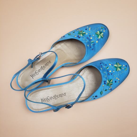 Vintage Yves Saint Laurent Flat sandals - Picture 2 of 7